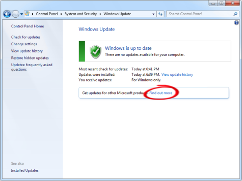 Windows 7 sp1 update patch